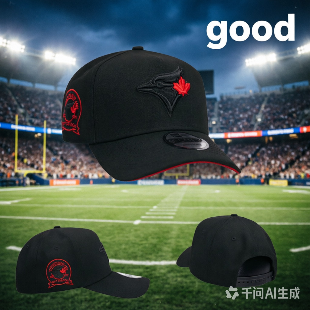 Bán MLB Kỷ Niệm 40 Năm Đen Đỏ 9Forty A Frame Snapback Cap Toronto Blue Jays - Thêu - Mới / Kỷ Nguyên