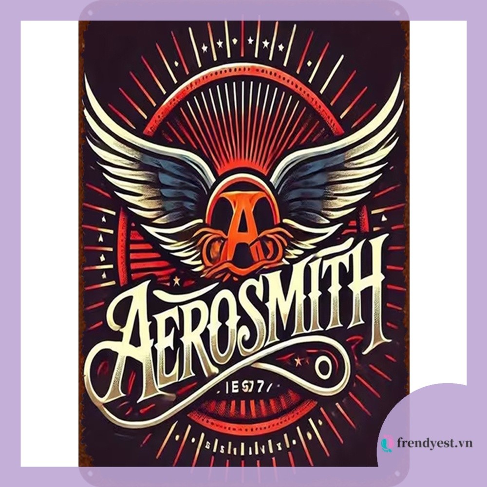 [frendyest.vn] Vintage Classic Rock Band Metal Thiếc Sign Trang trí Thiếc Sign Art Plaque Poster cho