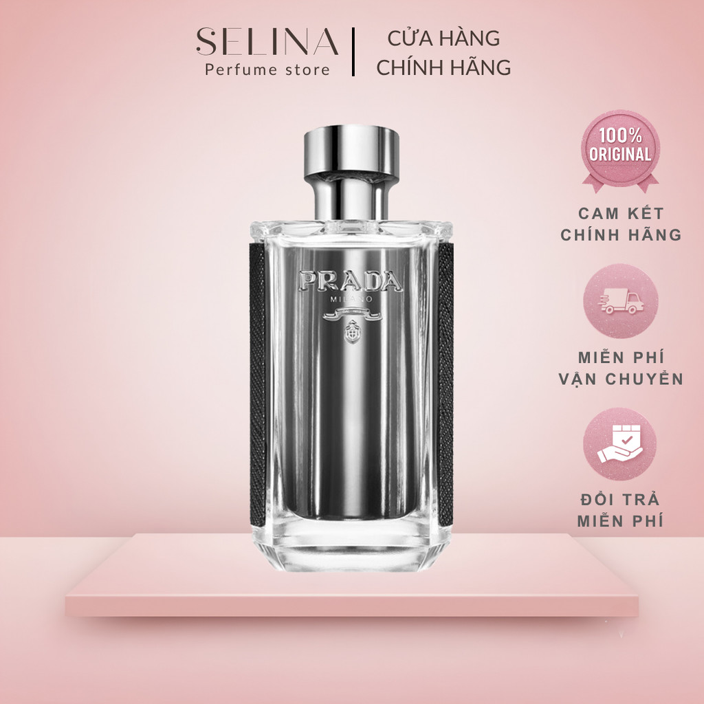[Chính hãng] Nước hoa nam Prada Milano L'Homme EDT 100ml, nam tính, lịch lãm