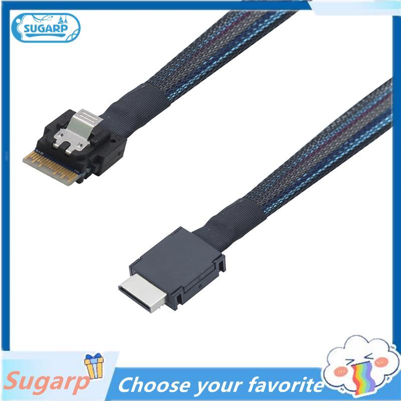 [Sugarp] SFF-8611 4i 40P Nam đến SFF-8654 4I 38P Cáp hoạt động dữ liệu nam PCIE Oculink PCI-Express 