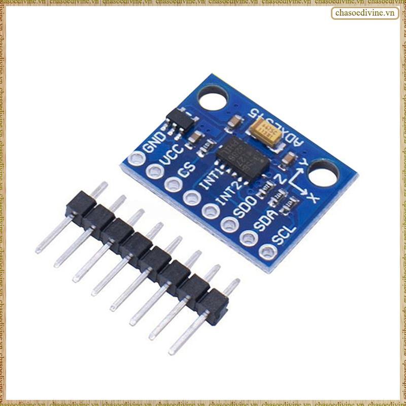 [K O G X] -291 ADXL345 Mô-đun cảm biến nghiêng ba gia tốc kỹ thuật số IIC / SPI Bảng đột phá gia tốc