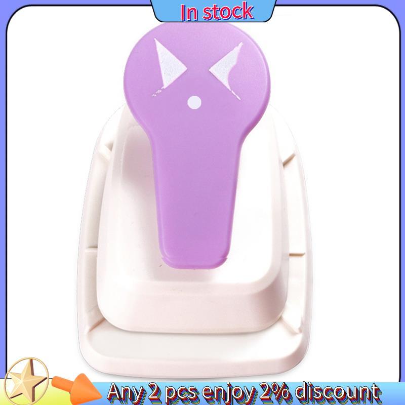 Còn hàng-Corner Punch Paper-Cutter Craft Puncher 3in1 Any Size Tab Tag Maker Hole Puncher để làm thẻ
