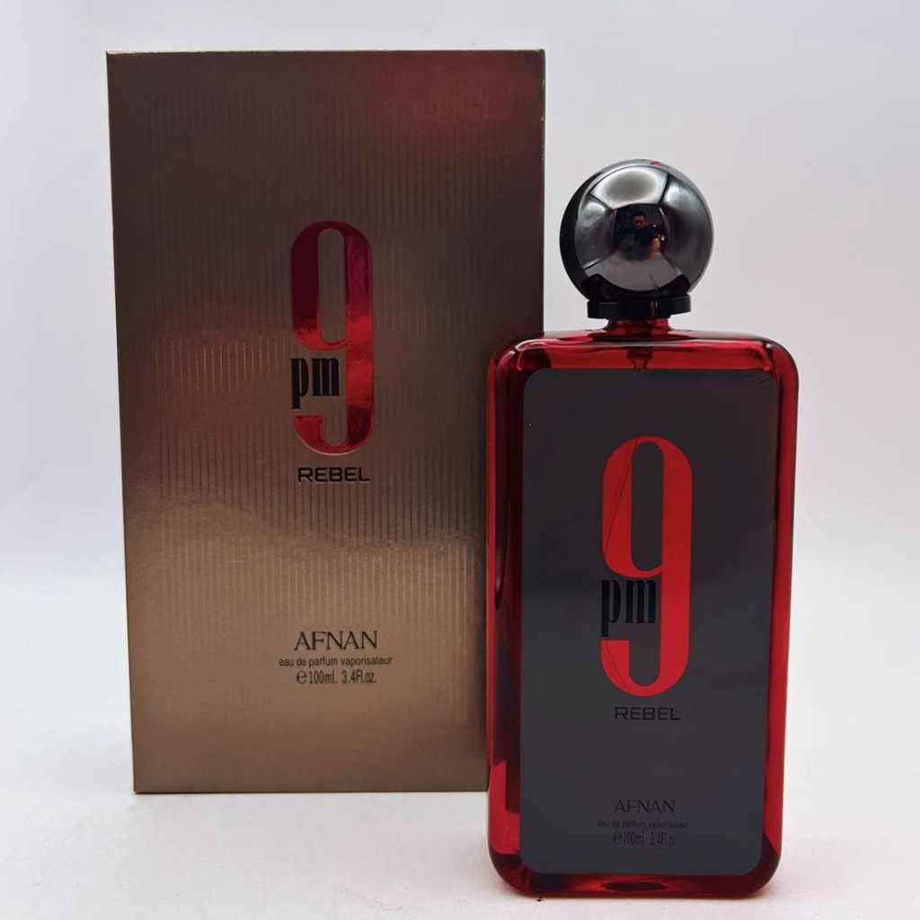 Nước hoa mạnh bằng gỗ AFNAN 9PM REBEL Burgundy 100ml United Arkhier Dubai