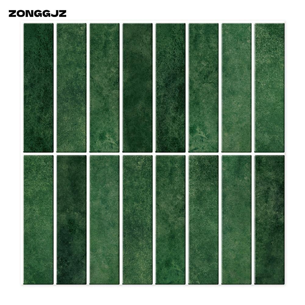 Nhãn dán tường tự dính ZONGGJZ, Nhãn dán tường gạch chống ẩm chống thấm nước, Nhãn dán cải tạo tủ bế