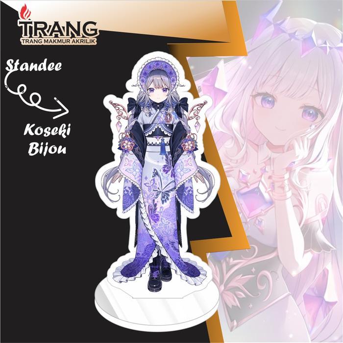 Standee Figure Akrilik Koseki Bijouo Hololive / Standing Action figure Acrylic Koseki Bijou Hololive