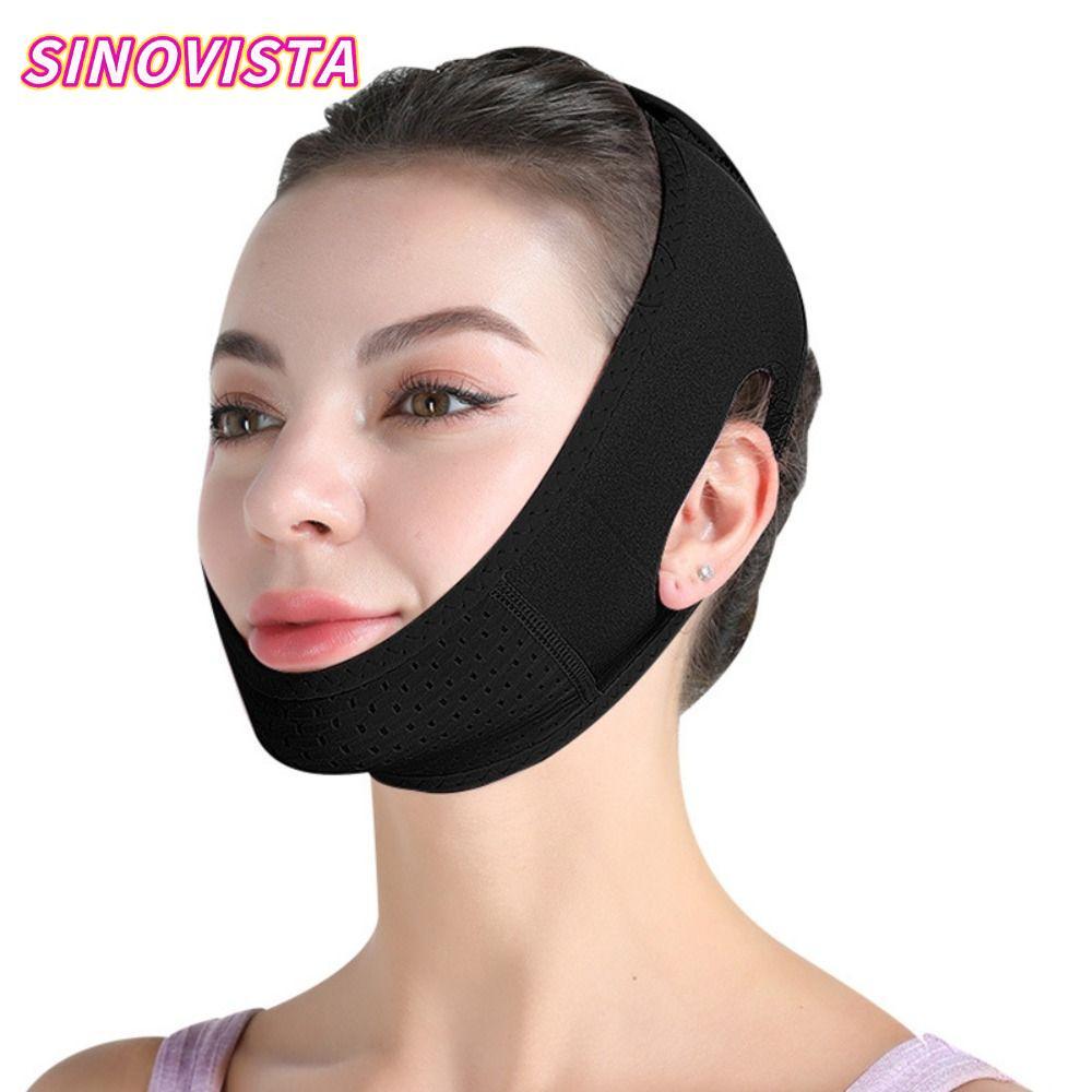 Dây đeo nâng cơ mặt SINOVISTA, dây định hình hàm V-line, đai V-line chỉnh dáng mặt thon gọn khi ngủ