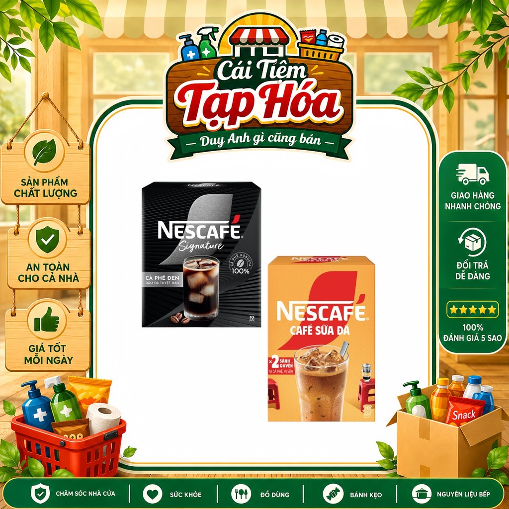 Cà Phê Nescafé Signature & Nescafé 3in1 Sữa Đá - Lựa chọn hoàn hảo dành cho tín đồ cà phê