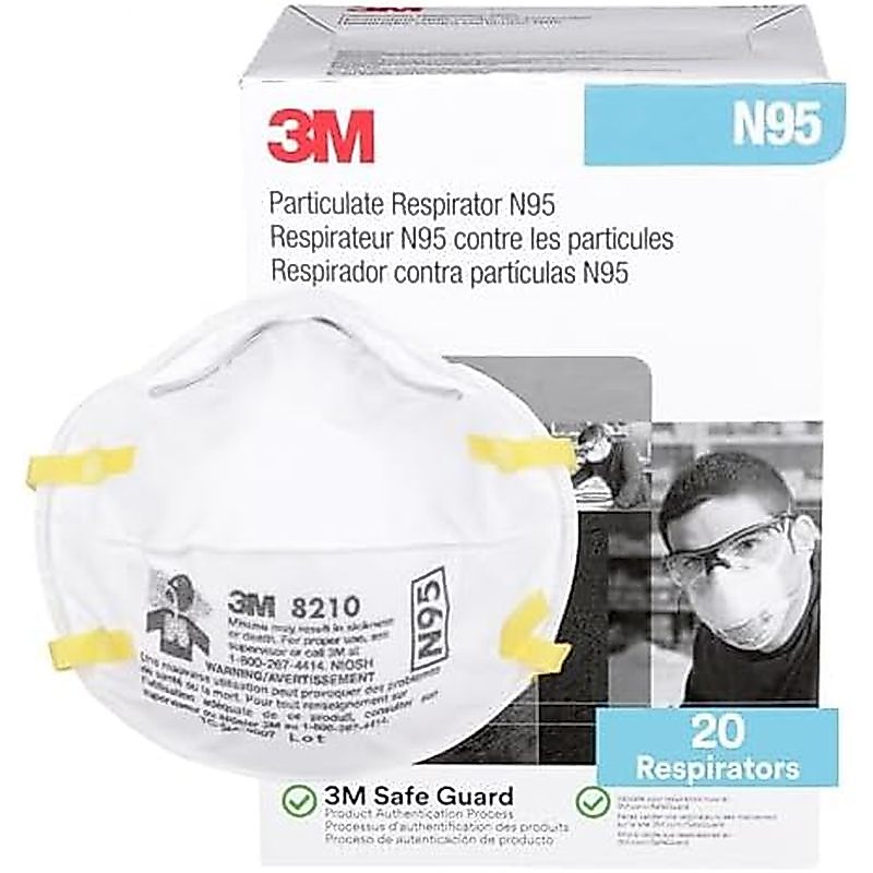 Mặt nạ phòng độc hạt 3M 8210, N95,