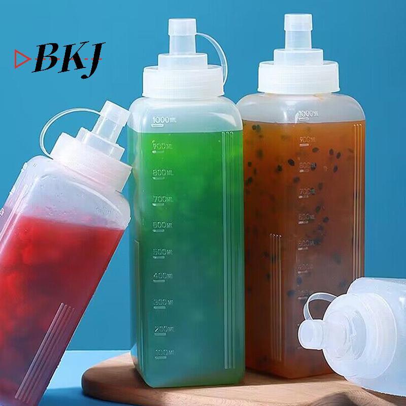 [KJ] 600 / 800 / 1000ML Chai Nước Sốt Bóp Lớn Hộp Đựng Gia Vị Dầu Giấm [Mới]