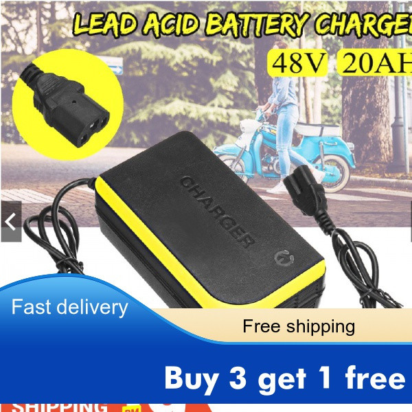 Sạc Axit Chì48V 60V 72V 80V 96V 12AH 20AH 30AH 40AH 50AH 60AH Sạc Pin Màu Vàng Cho E Xe Đạp Điện Xe 