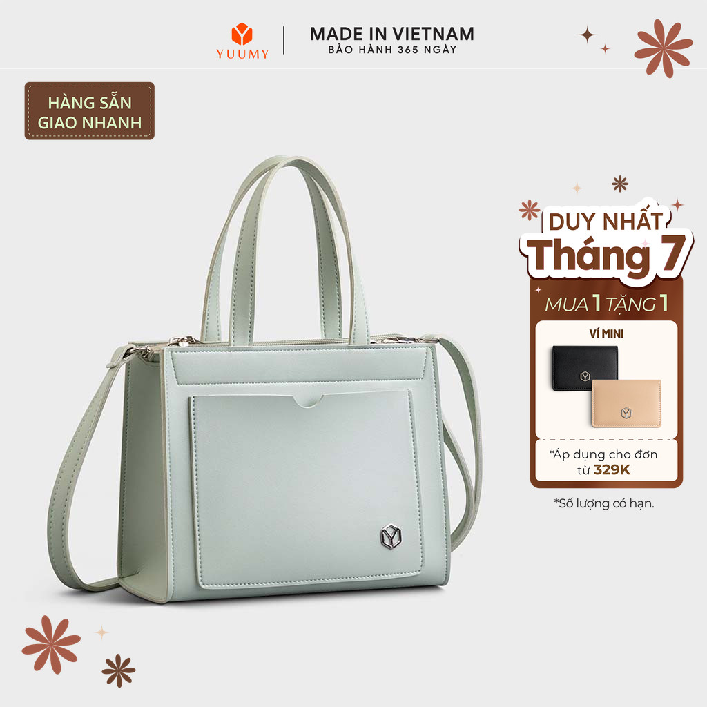 Túi Yuumy (Thời trang nữ tiện lợi size 20 - Túi đeo chéo da Seasand YN191) Bagsmart