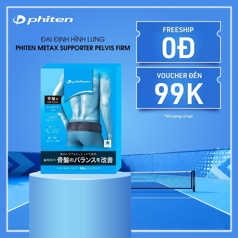 Đai Bảo Vệ Xương Chậu Loại Cứng Phiten Metax Supporter Pelvis Firm