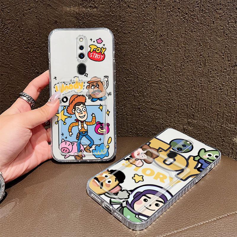 Hộp đựng thẻ cho OPPO A9 2020 A5 2020 Toy Story Clear Case