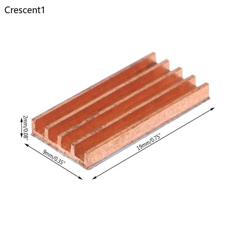 Tấm tản nhiệt CRE Tấm làm mát bằng đồng nguyên chất cho bộ tản nhiệt thẻ nhớ MOS IC Chip 1PC