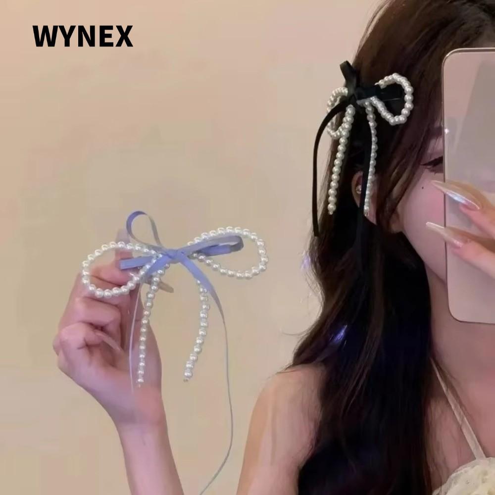 WYNEX Cổ Tích Barrettes, Phong Cách Nữ Ruy Băng Barrettes, Kẹp Đầu Sau Thiết Kế Nơ Barrettes