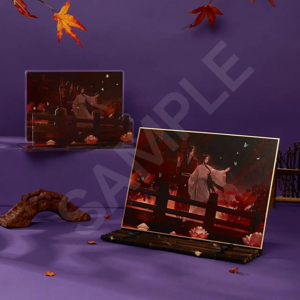 < Heaven Official Blessing > Anime Kỷ niệm 1 năm Kỷ niệm Grace Picture Acrylic Standing Card Heaven 