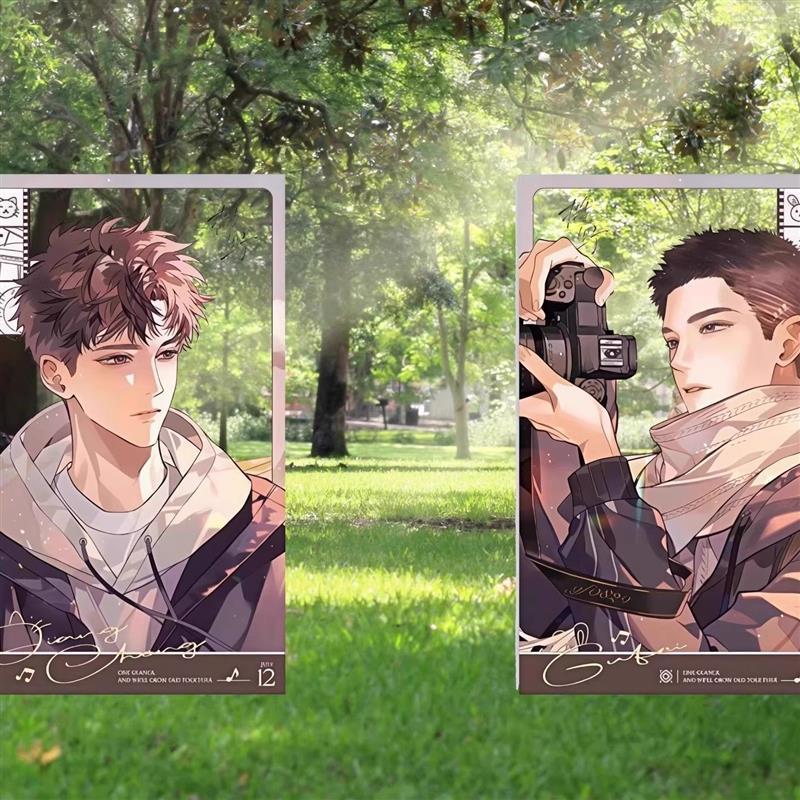 Sano Jiang Cheng Gu Fei Hàng hóa tự làm qua thẻ Chất liệu acrylic Thẻ đục lỗ ảnh Bạn bè Guzi Quà tặn