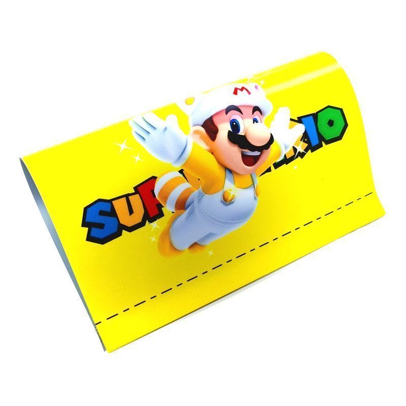 Mario Xe Miếng Dán Super Mario Xe Lego Rửa Nhãn Dán Lego Creative Rider Club Body Sticker 6727
