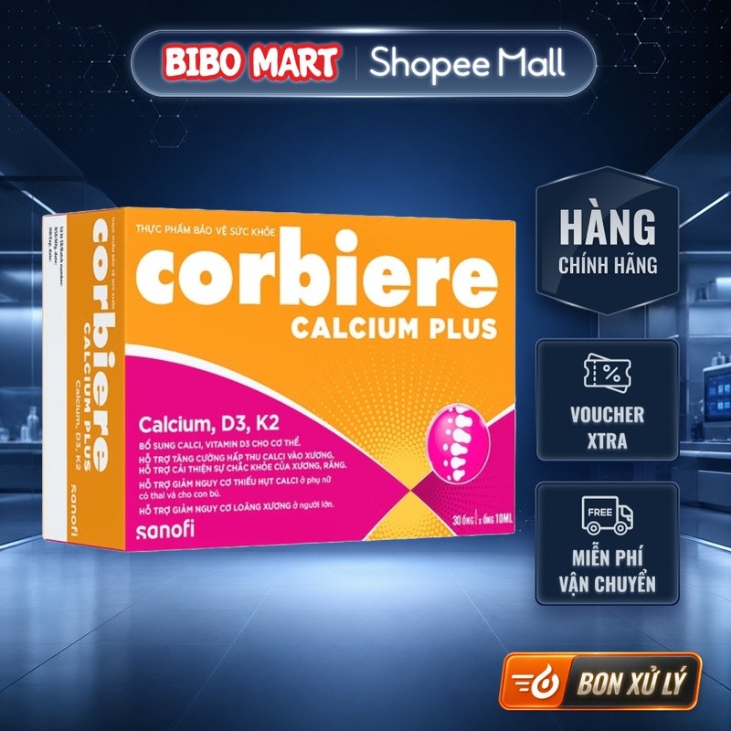 [KOL] TPBVSK Corbiere Calcium Plus D3K2 Sanofi 10ML - BM005