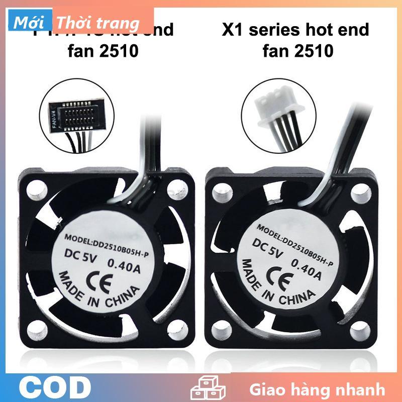 2510 fan đối với bambu phòng thí nghiệm X1/P1 hotend quạt làm mát với cáp nhanh chóng quạt làm mát c