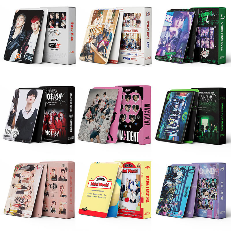 Album Photocard tích hợp 55 Skids MAXlDENT KPOP Hàng hóa LOMO Photocard