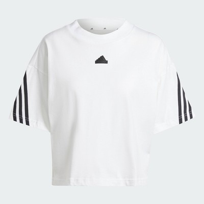 adidas Phong cách sống Áo Thun 3 Sọc Future Icons Nữ trắng IV5270