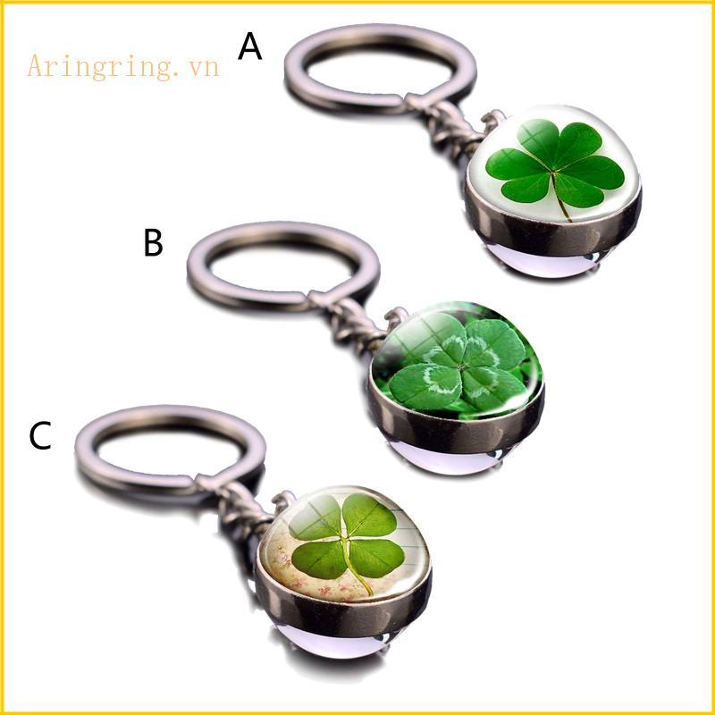 ARIN Luminous 4 Clover Leaf Móc khóa Người bạn thân nhất Móc khóa Ý tưởng cô gái quyến rũ