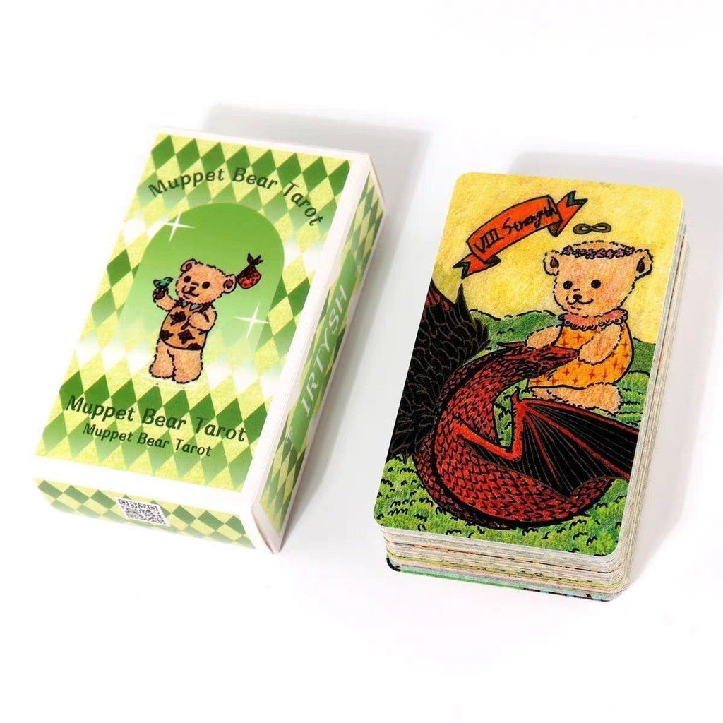 10.3 * 6cm Muppet Bear Tarot English Board Game Card Game Muppet Bear Tarot