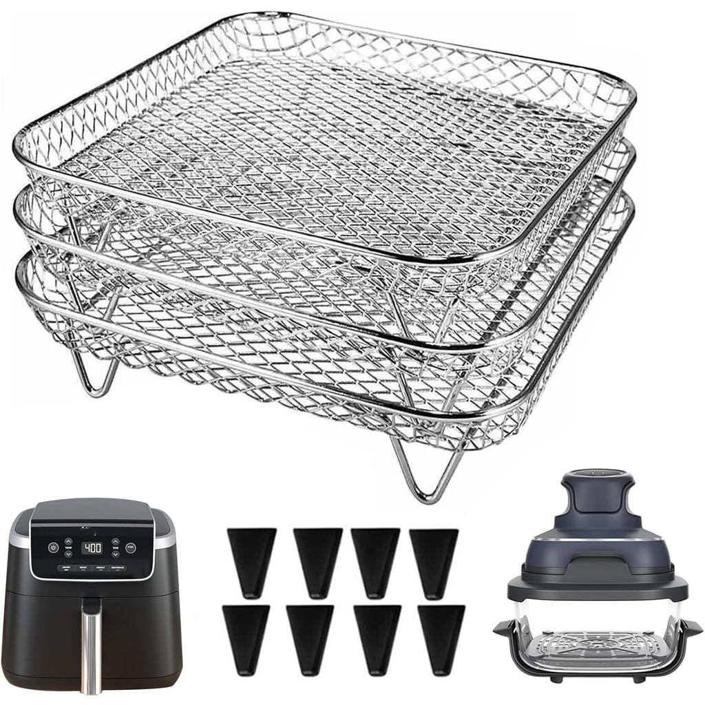 Giá đỡ nồi chiên không dầu 7 inch tương thích với Ninja Crispi/Ninja Pro 5QT/ Cosori 5QT/ Chefman 5-