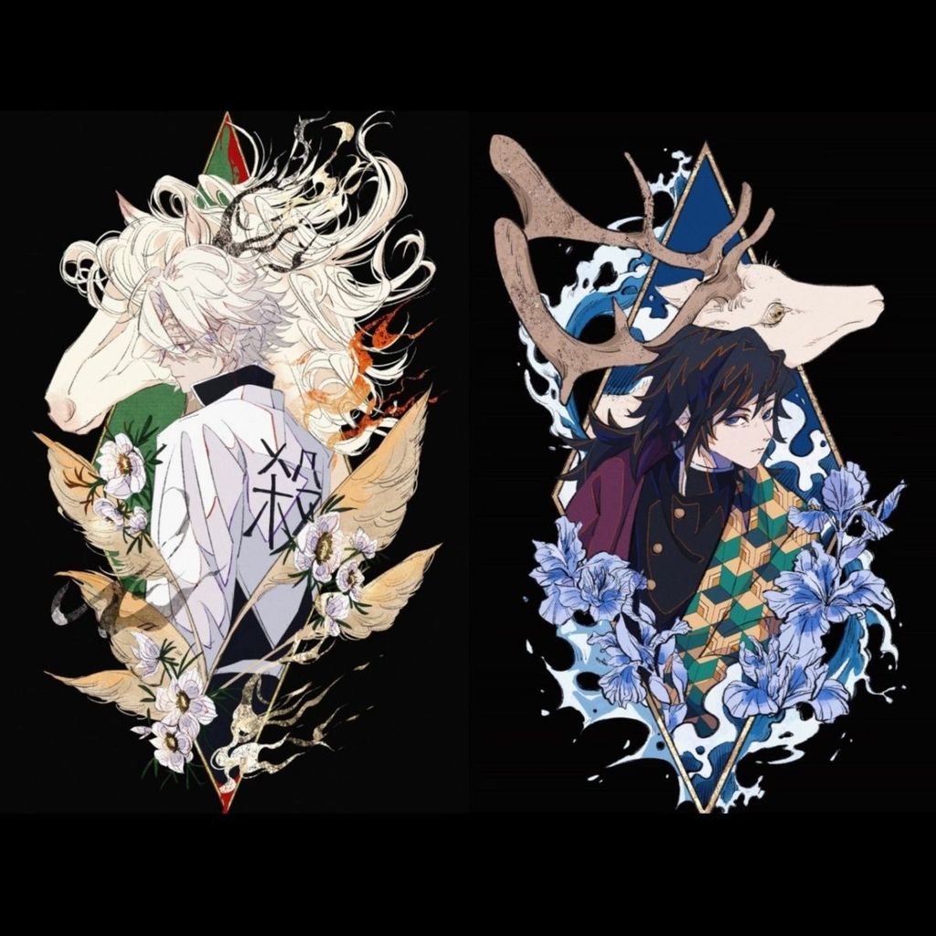 Demon Slayer Tomioka Giyuu Cột nước Tomioka Giyuu Cột gió Undead Sông Fantasy Valley Acrylic Đứng Bà