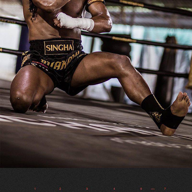 Muay Thai Sanda Fighting Ankle and Wrist Guard Protective Gear Sports Ankle Support Anti-Sprain Muay