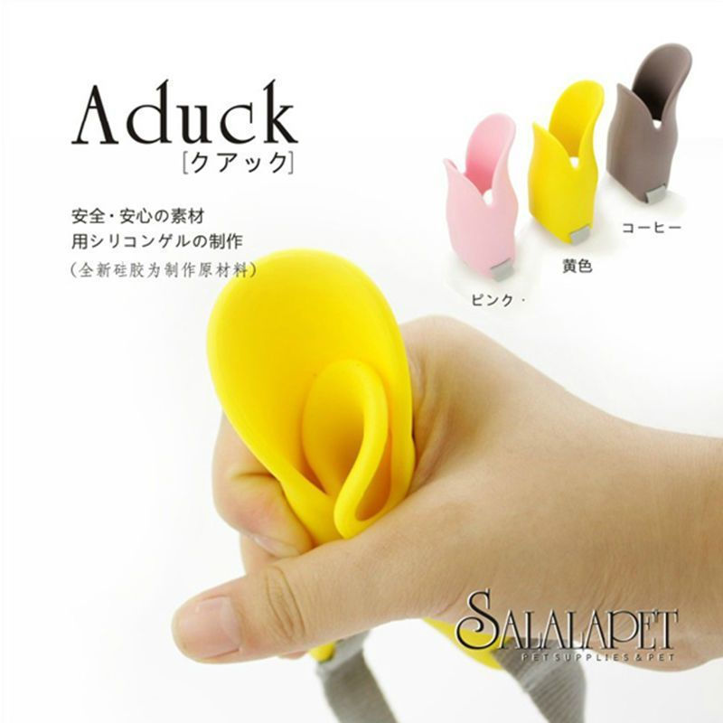 New Product#Japanese pet dog duck muzzle, mouth cover for Teddy, anti-bite and anti-barking silicone