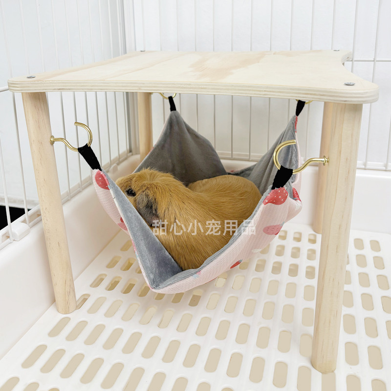 Chuột Lang Gỗ Dodge Tổ Chuột Lang Vải Võng Hamster Dodge Gỗ Nền Tảng Chuột Lang Võng Tổ Thỏ Dodge Nh