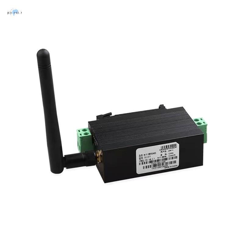 Máy chủ nối tiếp Modbus Wifi Rs485 sang Wifi Loại đường ray Giao tiếp mạng không dây Mô-đun Rtu Cổng