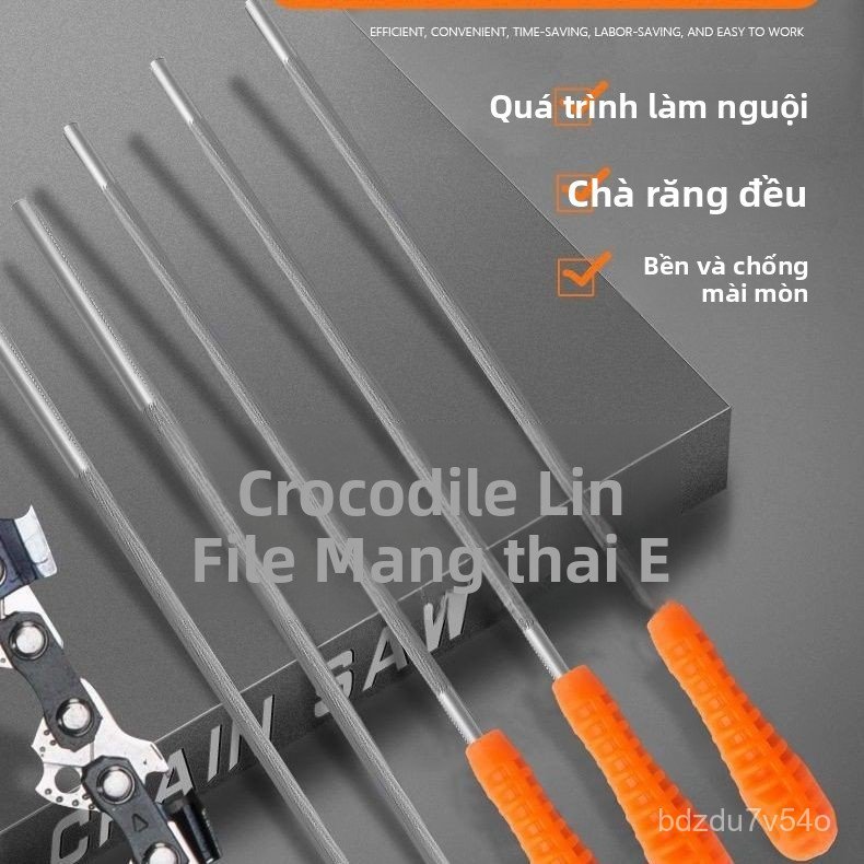 Dũa xích cưa điện, dũa xích cưa máy, dũa tròn, dũa cưa gỗ, phụ kiện cưa máy, dũa mài.