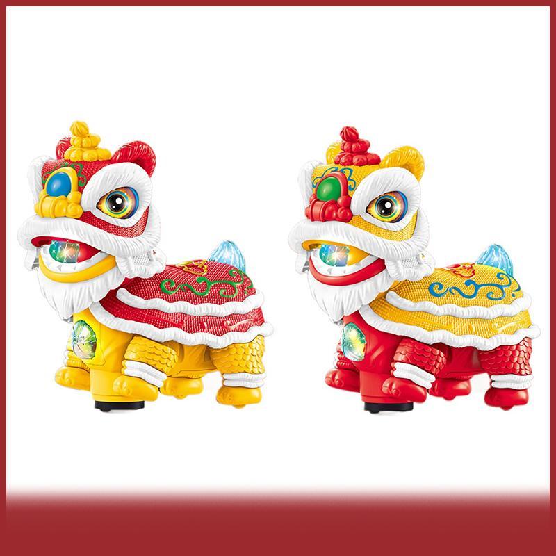 Cod Trung Quốc Lion Dance đồ chơi, điện Lion Dance với đèn và âm nhạc, vui lắc đầu Lion Dance đồ chơ
