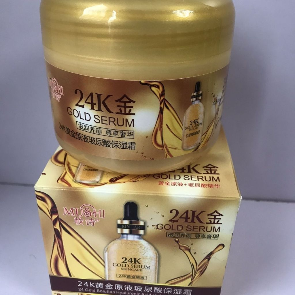 Mushi 24k Gold Stock Solution Hyaluronic Acid Kem dưỡng ẩm 85g Gold Stock Solution Ten Hyaluronic Ac