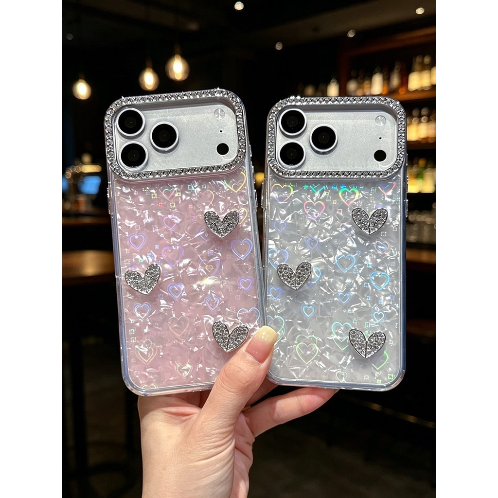 Họa tiết vỏ tình yêu ba chiều Thích hợp cho OPPO A6x RENO15PRO A5X Laser FINDX9 A2PRO A3 Vitality Ho