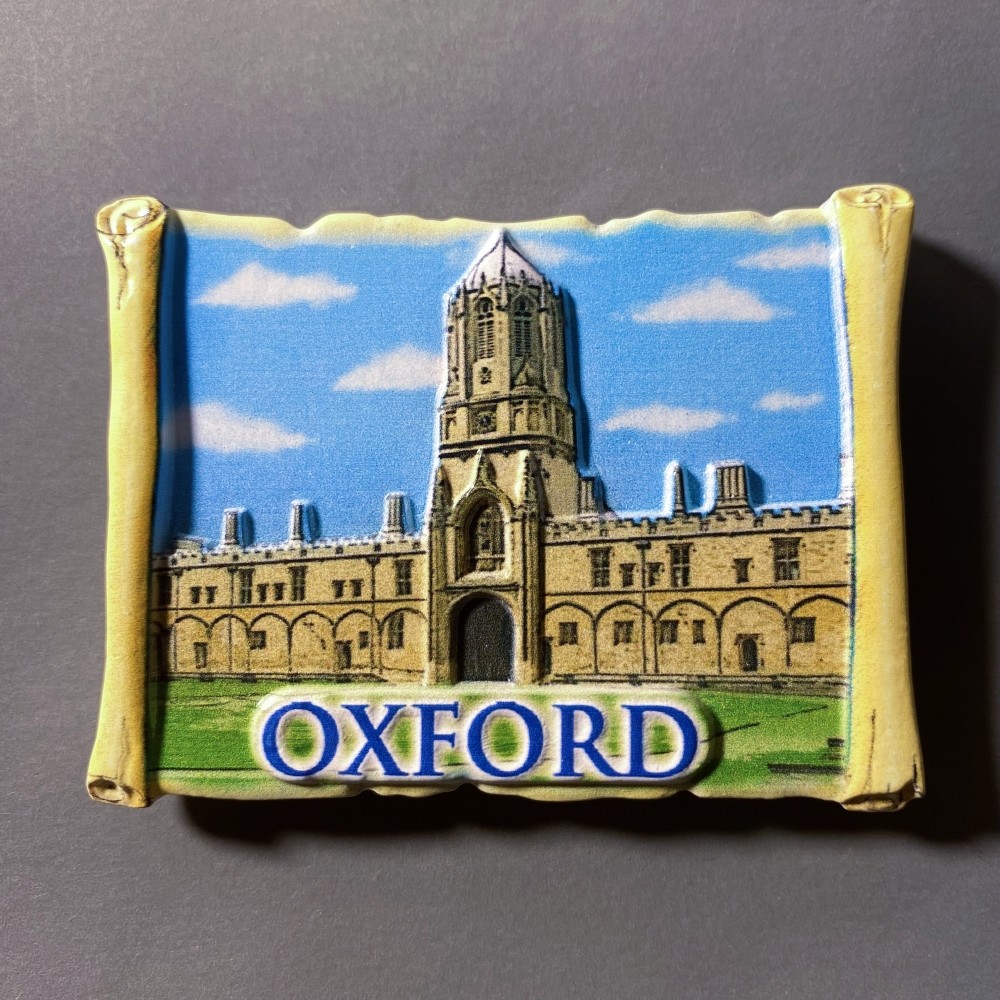 British Oxford University Landmark Building Sáng Tạo Du Lịch Kỷ Niệm Nhựa Từ Tủ Lạnh Dán Trang Trí B