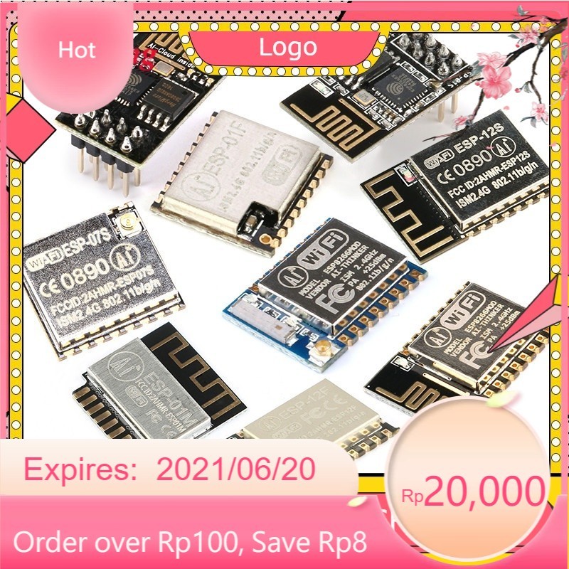 Bảng Mạch Chuyển Đổi WIFI Không Dây ESP8266 ESP-01 ESP-01S ESP-01M ESP-01F ESP-07 ESP-07S ESP-12S ES