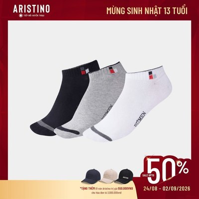 Tất nam công sở cổ ngắn cao cấp Aristino Bizmen - CSP05