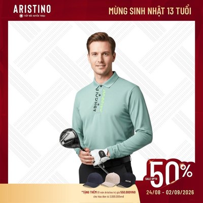 Polo Nam Dài Tay Aristino Golf ALPG14W2
