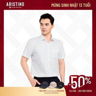 Áo Sơ Mi Ngắn Tay Nam Aristino Business Regular Fit 1SS225SAH2