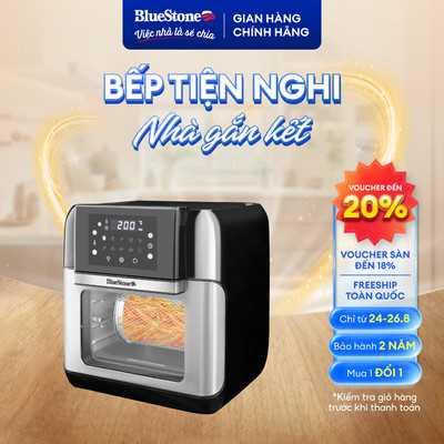 Nồi Chiên Không Dầu BlueStone AFB-5888 - 10L - 1800W - Điều Khiển Cảm Ứng - Dung Tích Lớn - Bh 2 năm