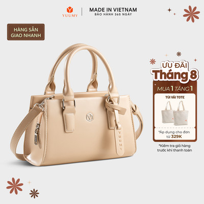 Túi Yuumy (Thời trang nữ da trơn sành điệu size 21 - Túi đeo chéo da Smooth YN343) Bagsmart
