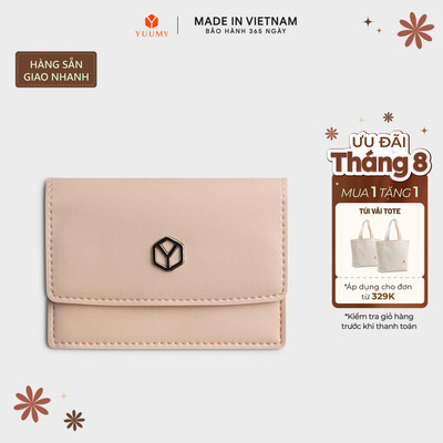 Ví Yuumy (Thời trang nữ dáng ngắn nắp gập - Ví da Seasand YV100) Bagsmart