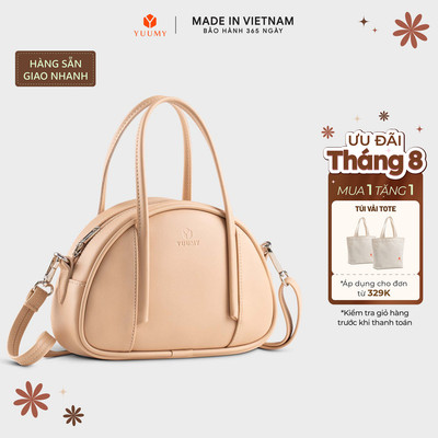Túi Yuumy (Thời trang nữ dáng hến dễ thương size 21 - Túi đeo chéo da Seasand YN233) Bagsmart