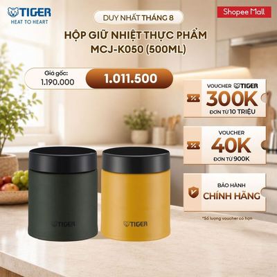 Hộp Giữ Nhiệt Thực Phẩm TIGER MCJ-K050 (500ml)