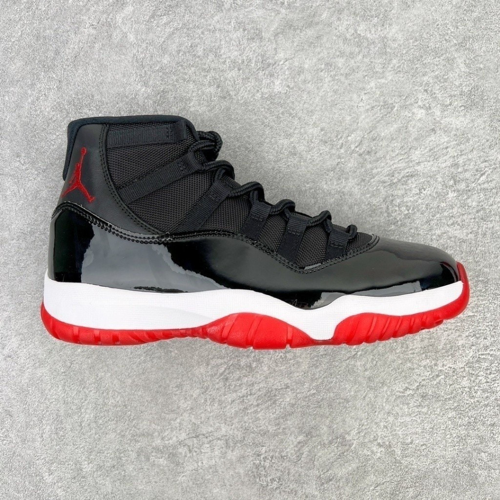 US13 Air Jordan 11 Retro Playoffs Bred 2019 Đen Đỏ 378037-061 BK1L