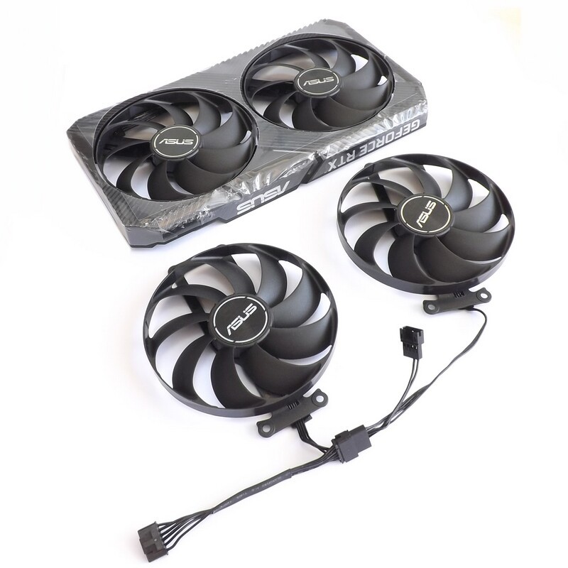 Mới ASUS ASUS RTX3050 3060 3060TI MINI / DUAL Card Đồ Họa Quạt Vỏ Quạt
